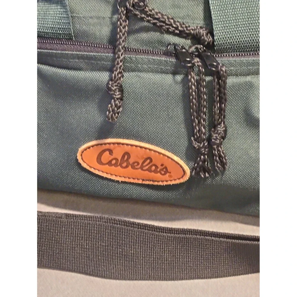 Cabela's Outdoor Gear Green Utility Duffle Bag Travel Fishing Camping Small Tote